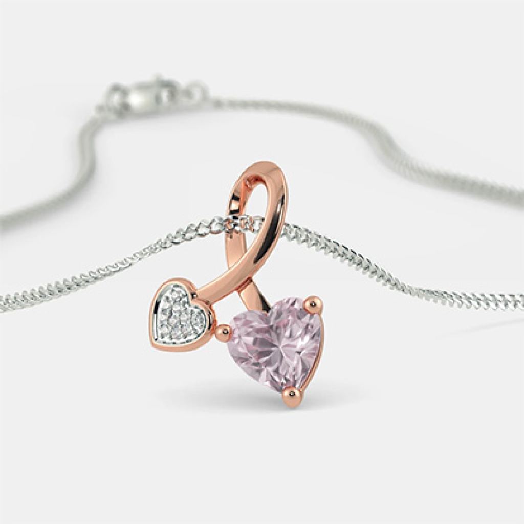 The Cira Rose Quartz Pendant