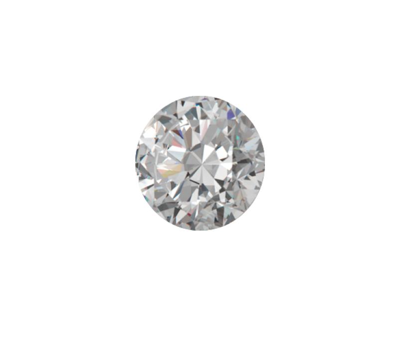 Diamond-cut Loose Diamond Stone, Colour: Colourless