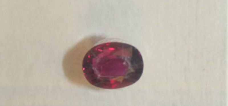 Oval Cut Loose Ruby Stone, Colour: Red