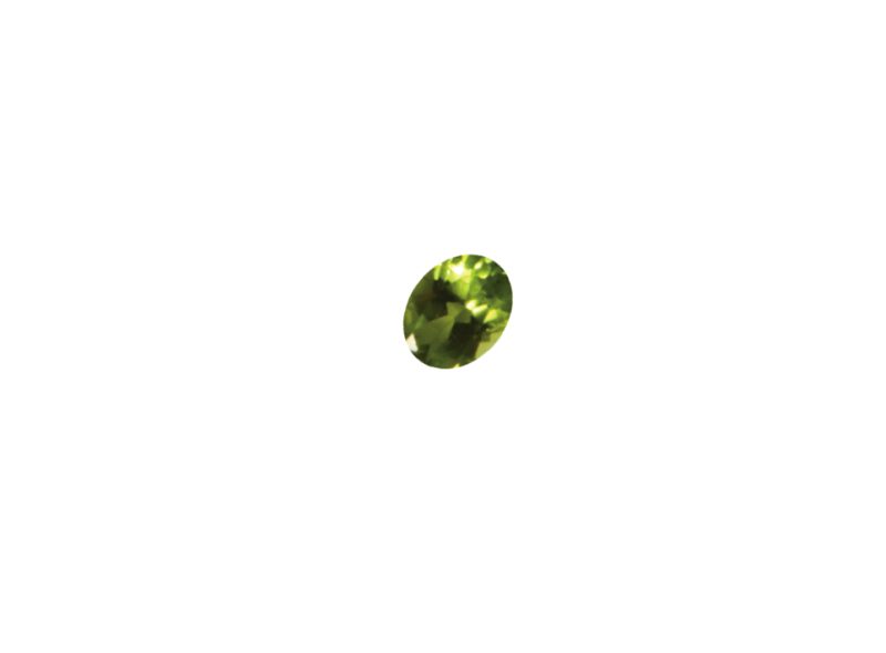 Oval-cut Loose Peridot Stone, Colour: Lively Green