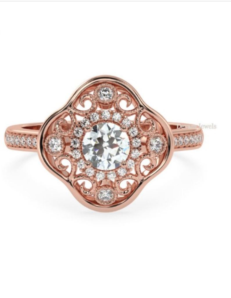 Antique Engagement Wedding Ring