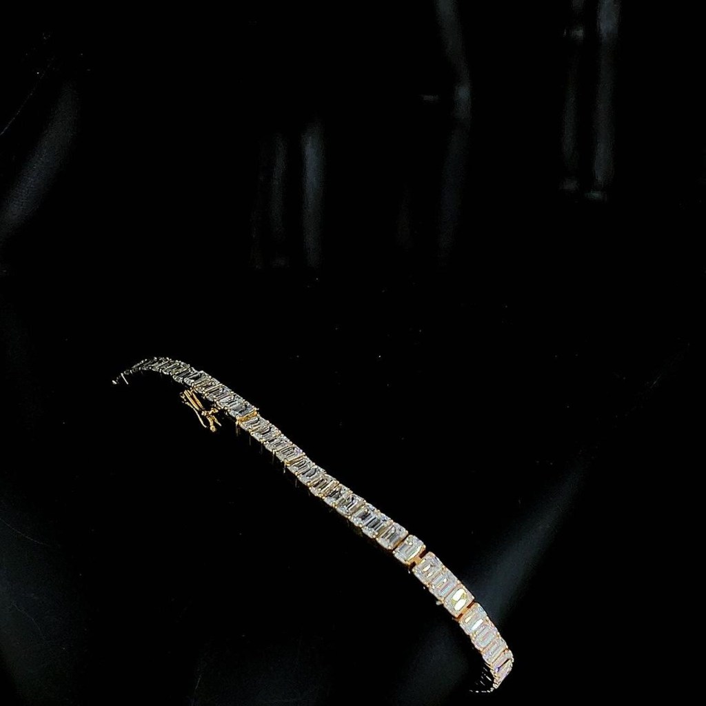 Beautiful Baguette Diamond Bracelet