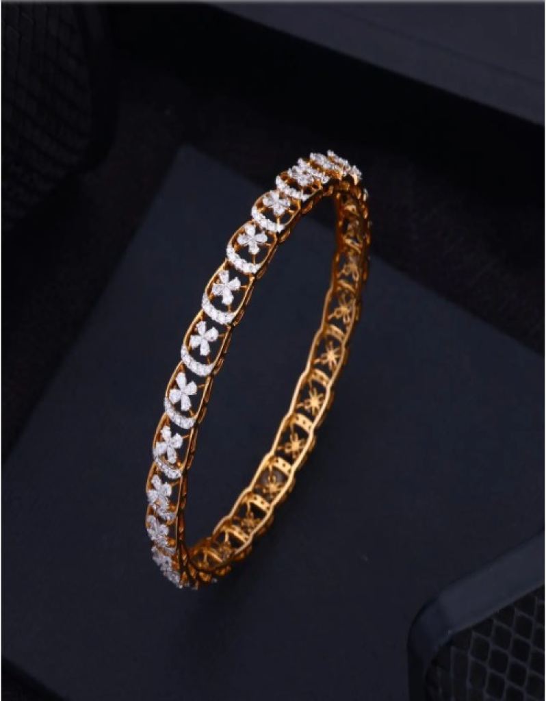The  Diamond Bangle  Real Diamond Elegance