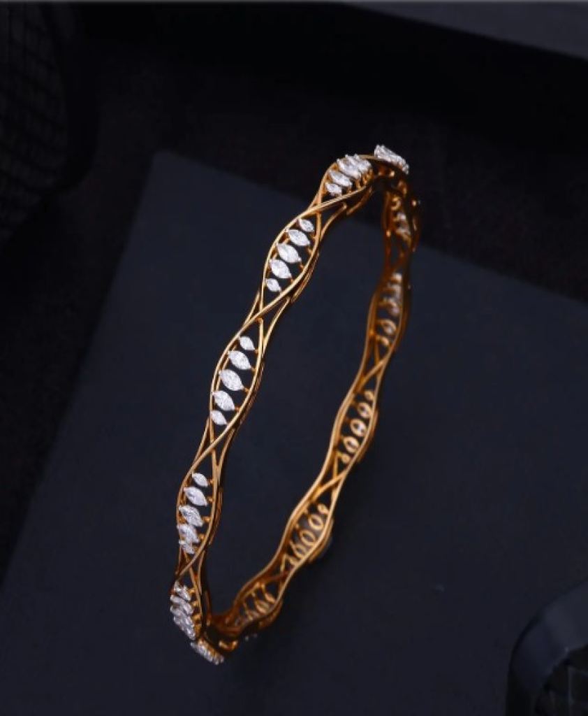 The Nomira Diamond Bangle Real Diamond Elegance
