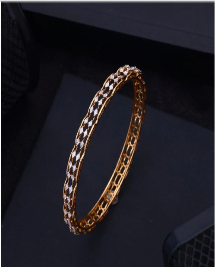 The  Diamond Bangle  Real Diamond Elegance