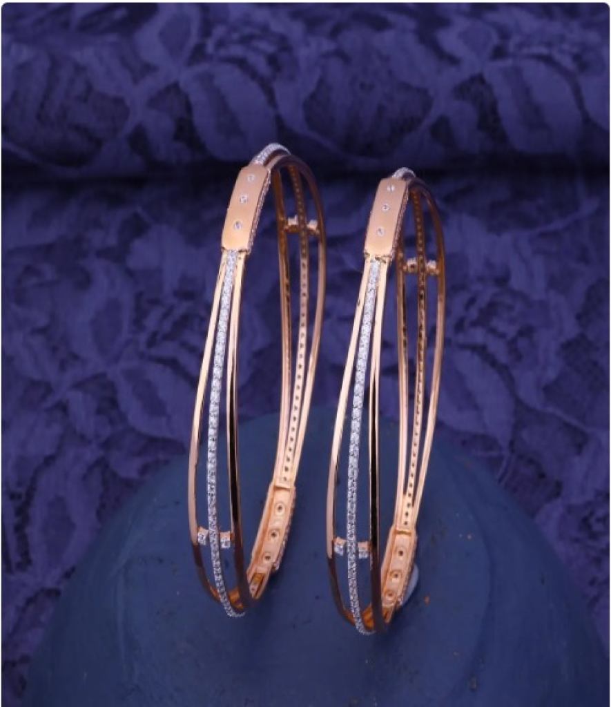 The Aurora Grace Bangle Gold Finish