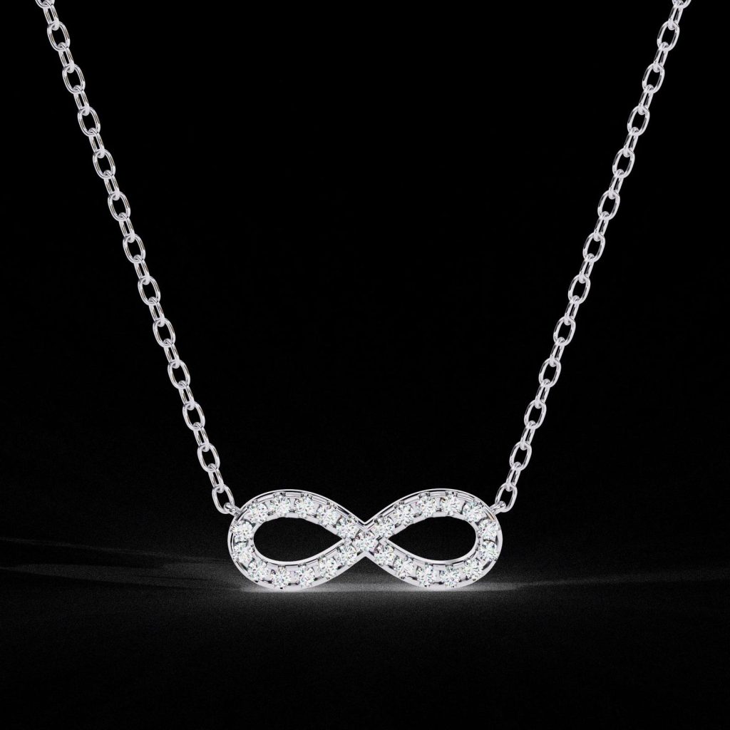 Timeless Infinity Diamond Pendant