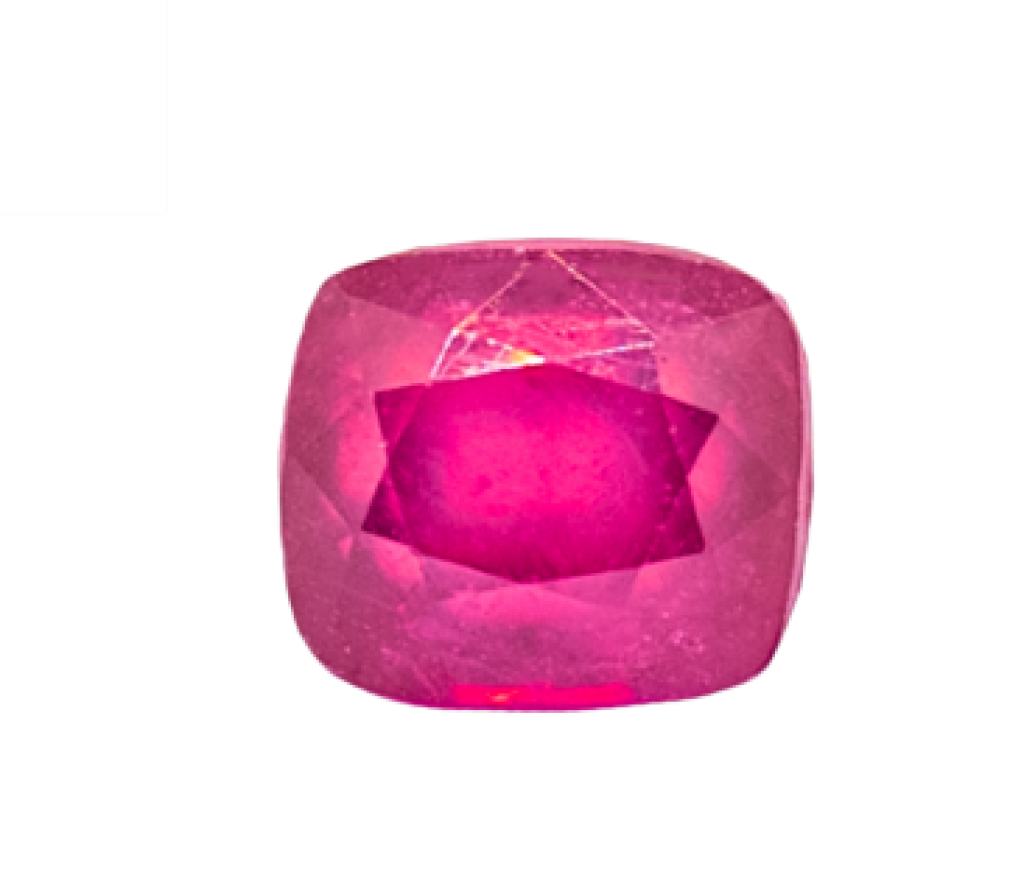 Emerald-Cut Ruby Gemstone