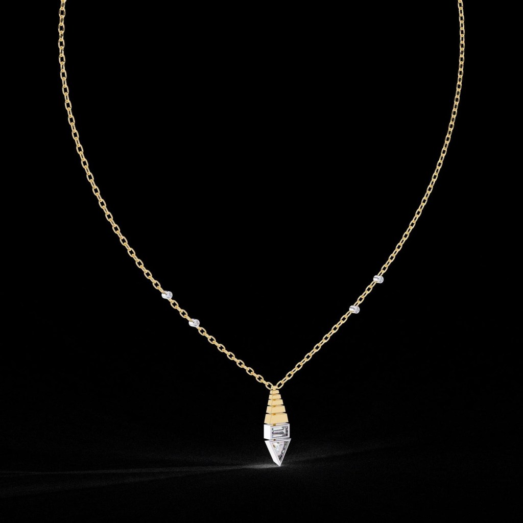 Beautiful Cone & Triangle Pendant