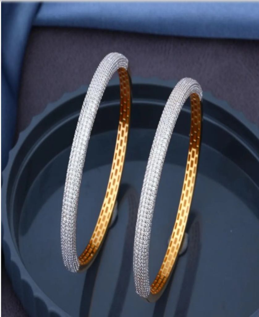 The Charm Bangle Italian Gold Finish