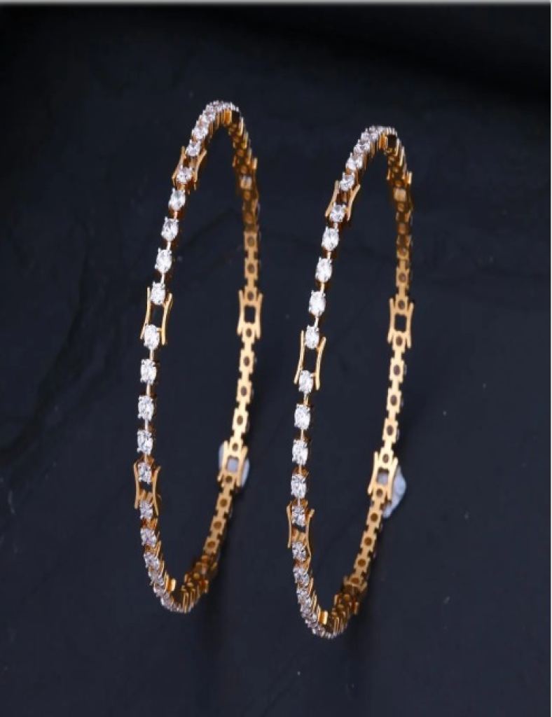 The Rose Luxe Bangle Rose Gold Finish