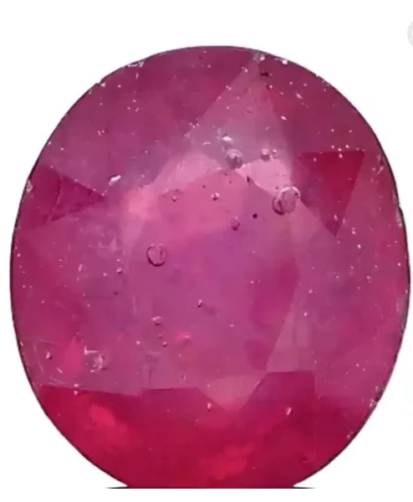 3.7 Carat Heat-Treated Natural Ruby with Vivid Crimson Color