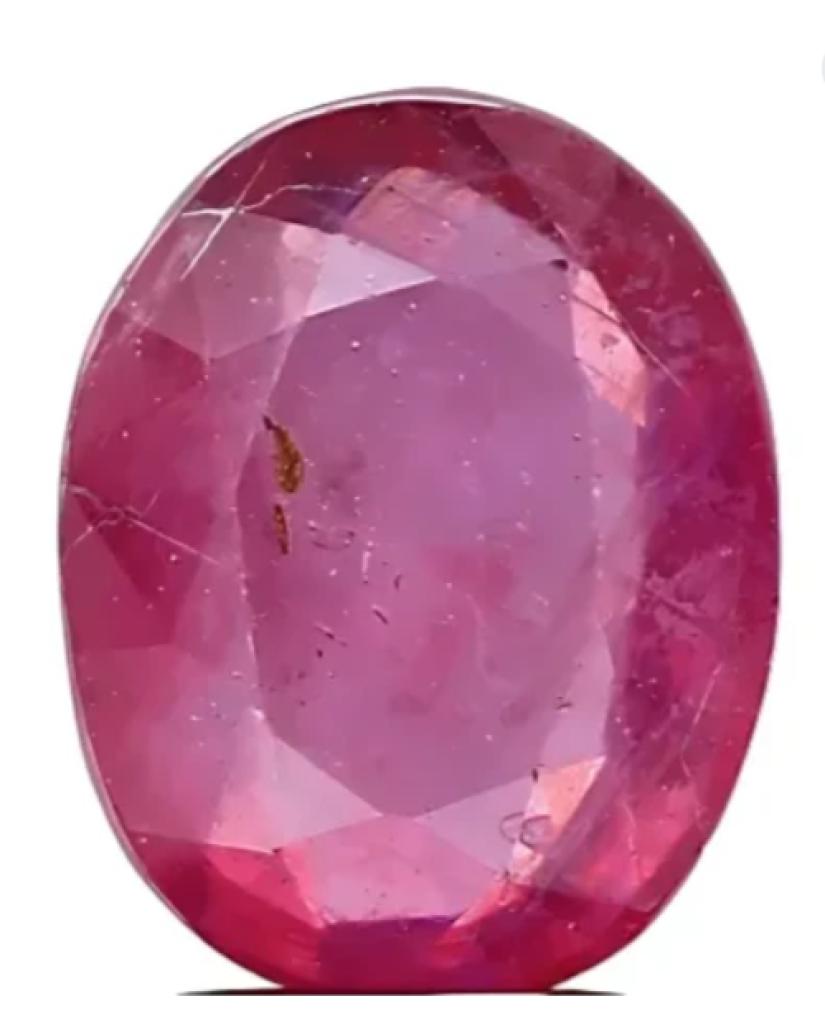 3.31 Carat Heat-Treated Bangkok Ruby – Intense Crimson Gemstone