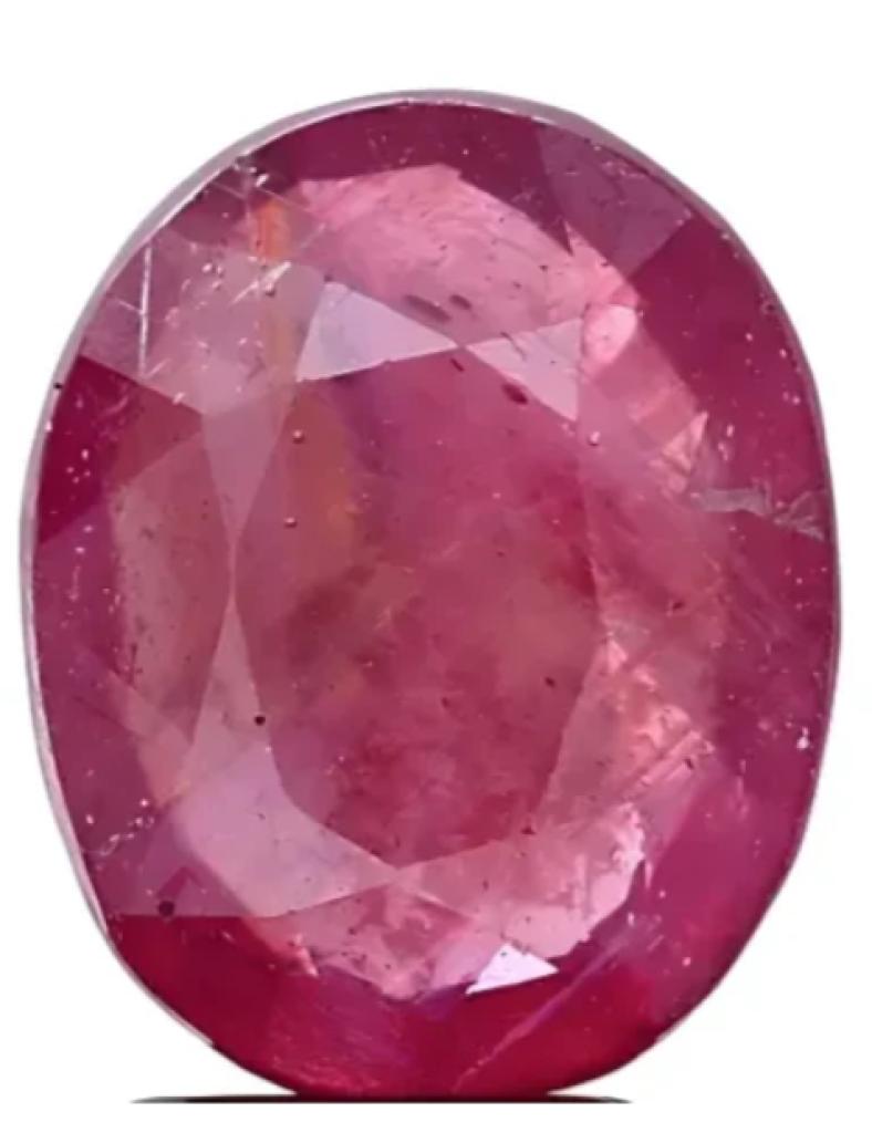 3.89 Carat Heat-Treated Bangkok Ruby – Intense Crimson Gemstone
