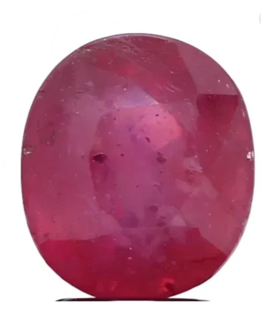 4.21 Carat Heat-Treated Bangkok Ruby – Vivid Crimson Gemstone