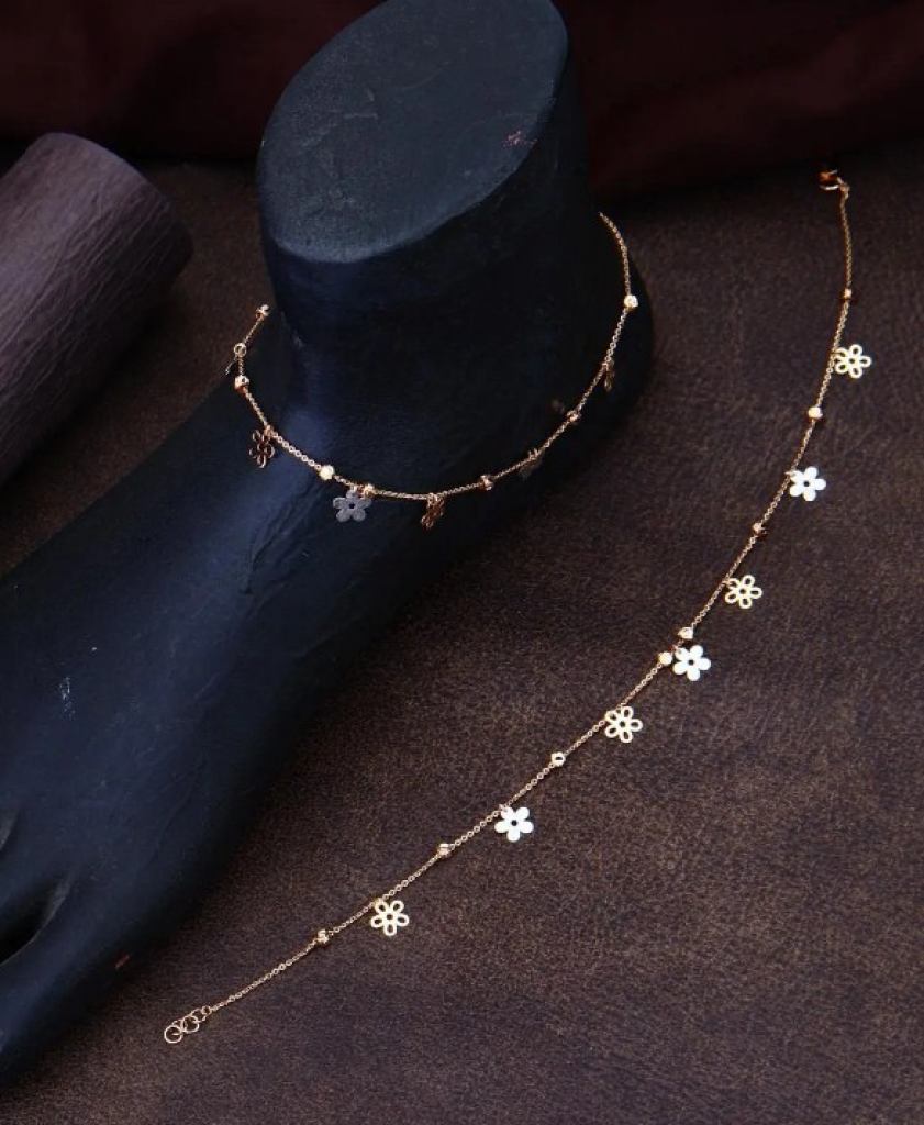 Flowers And Fancy  Anklet