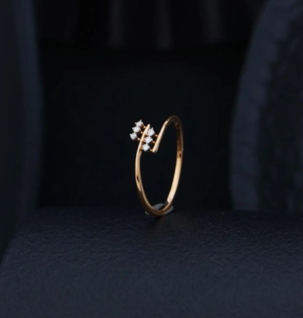 Stellar Bloom Real Diamond Ring 