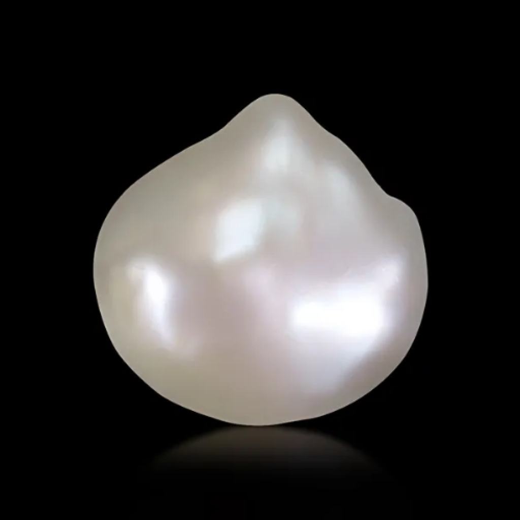 Soft-Luster Freeform Pearl Gem
