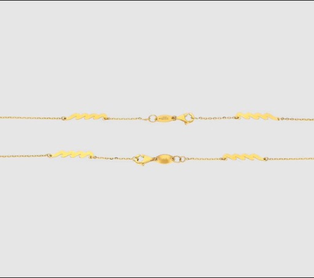 Elegant Light Weight Gold Anklets