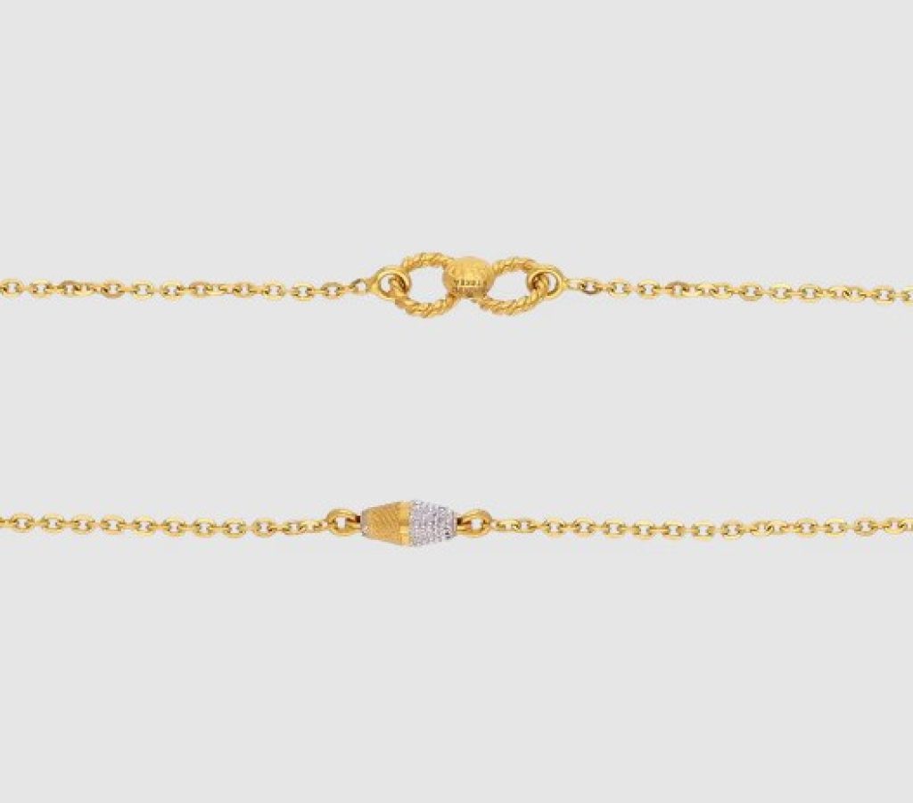 Chic Light Weight Gold Anklets