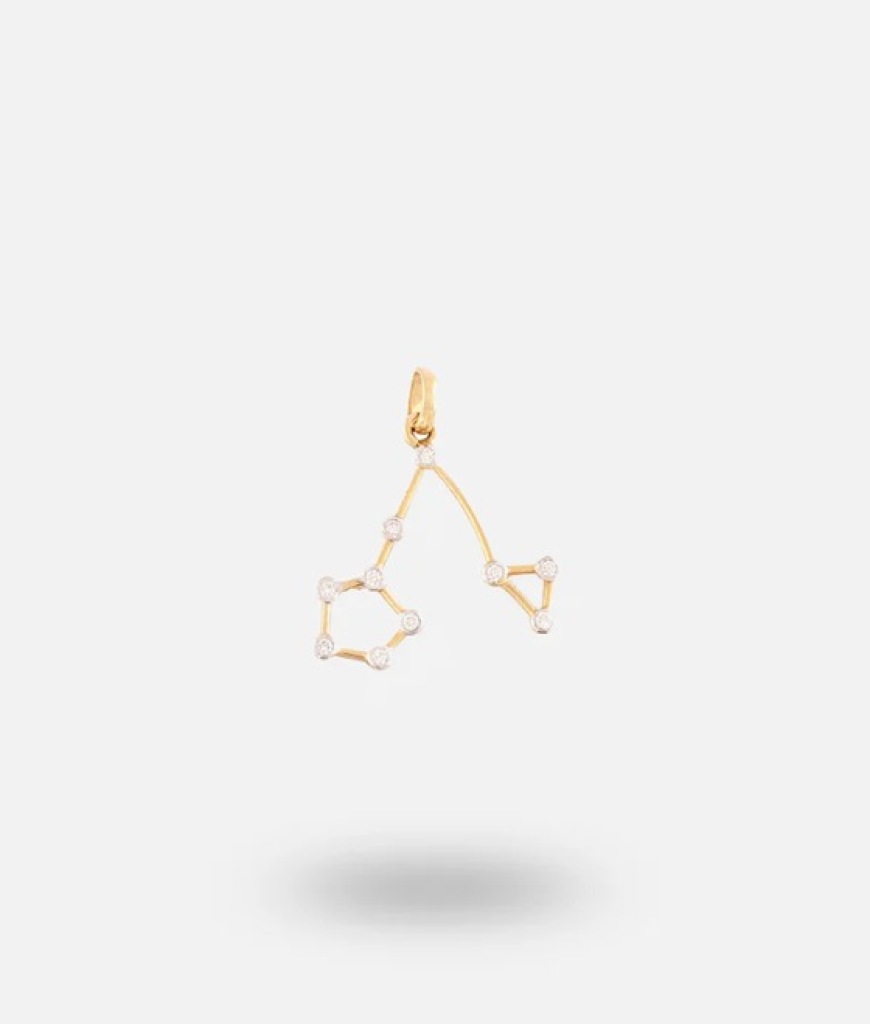 Constellation Charm Pendant Pisces