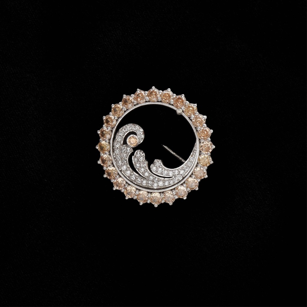 Celestial Wave Brooch