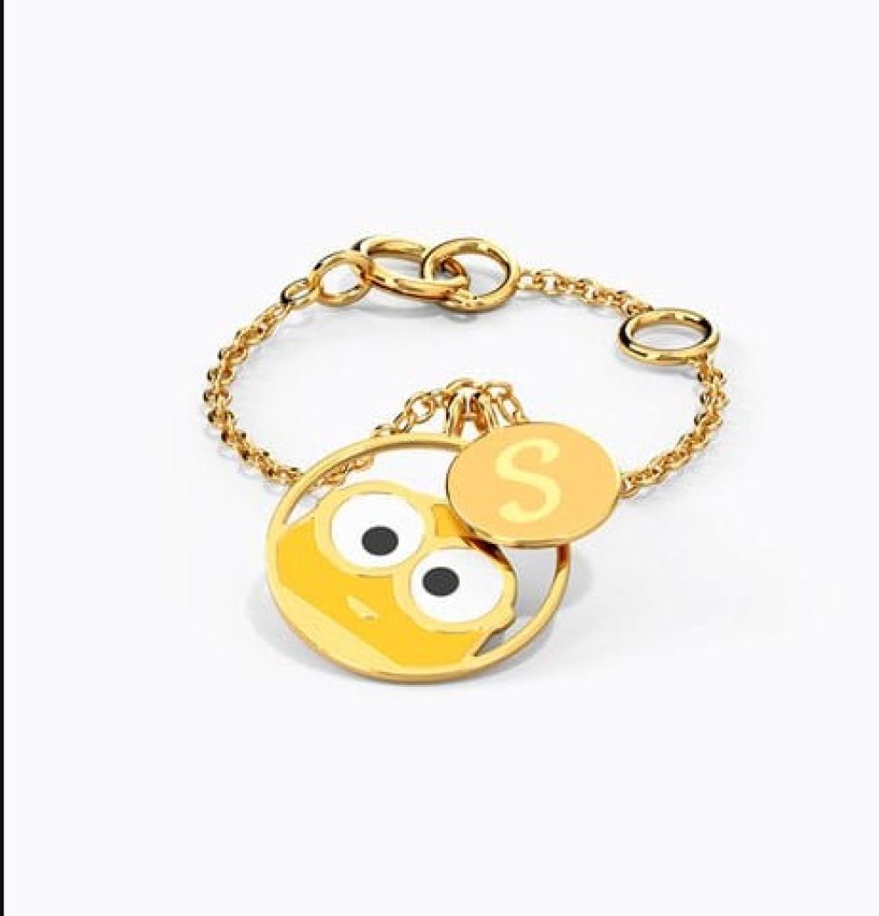 Personalised Minion Gold Watch Charm
