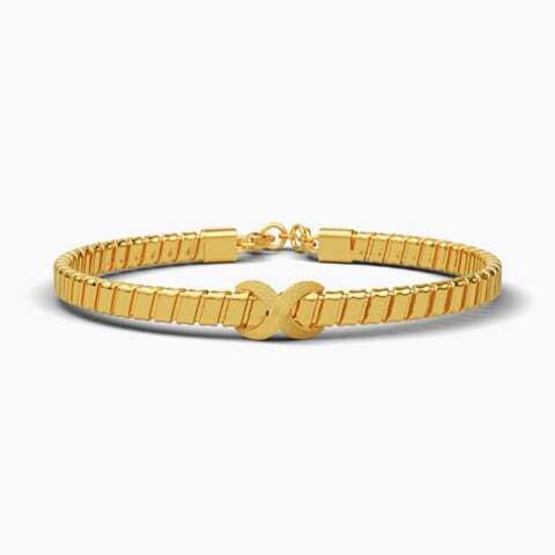 Gold-Tone Sleek Box-Link Bracelet