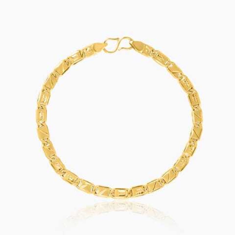 Tycoon 22Kt Gold Men's bracelet
