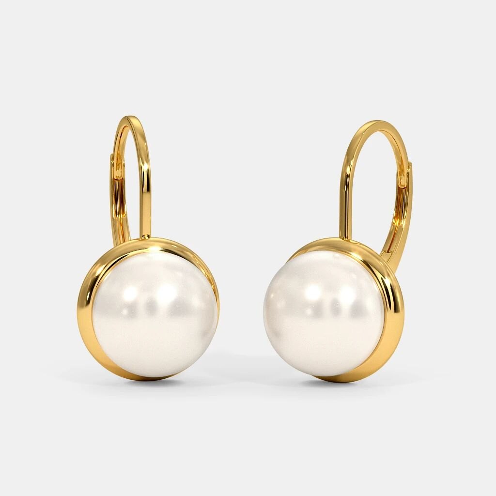 The Baggy Pearl Hoop Earrings