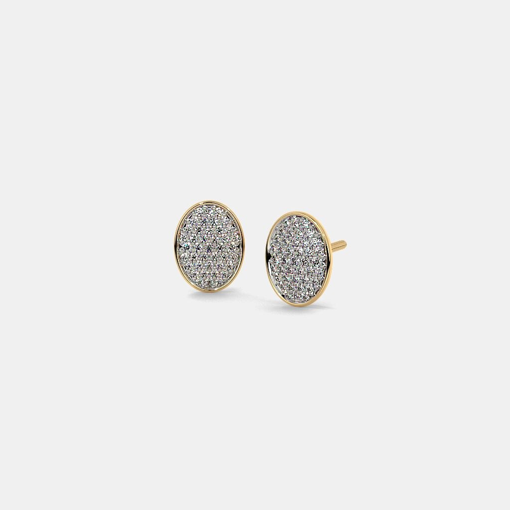 The Valente Pave Stud Earrings