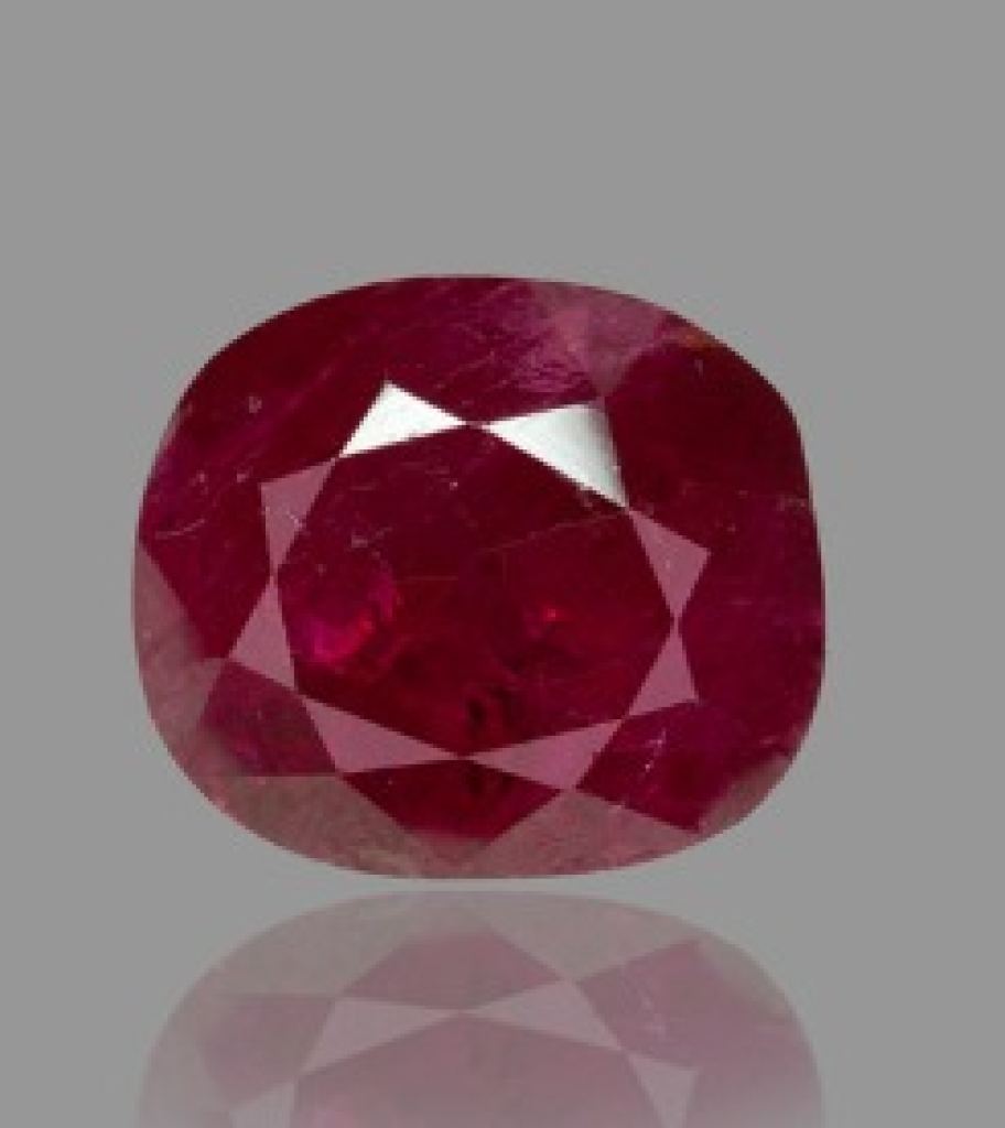 Burma Exquisite – 4.88 ct Cushion Ruby