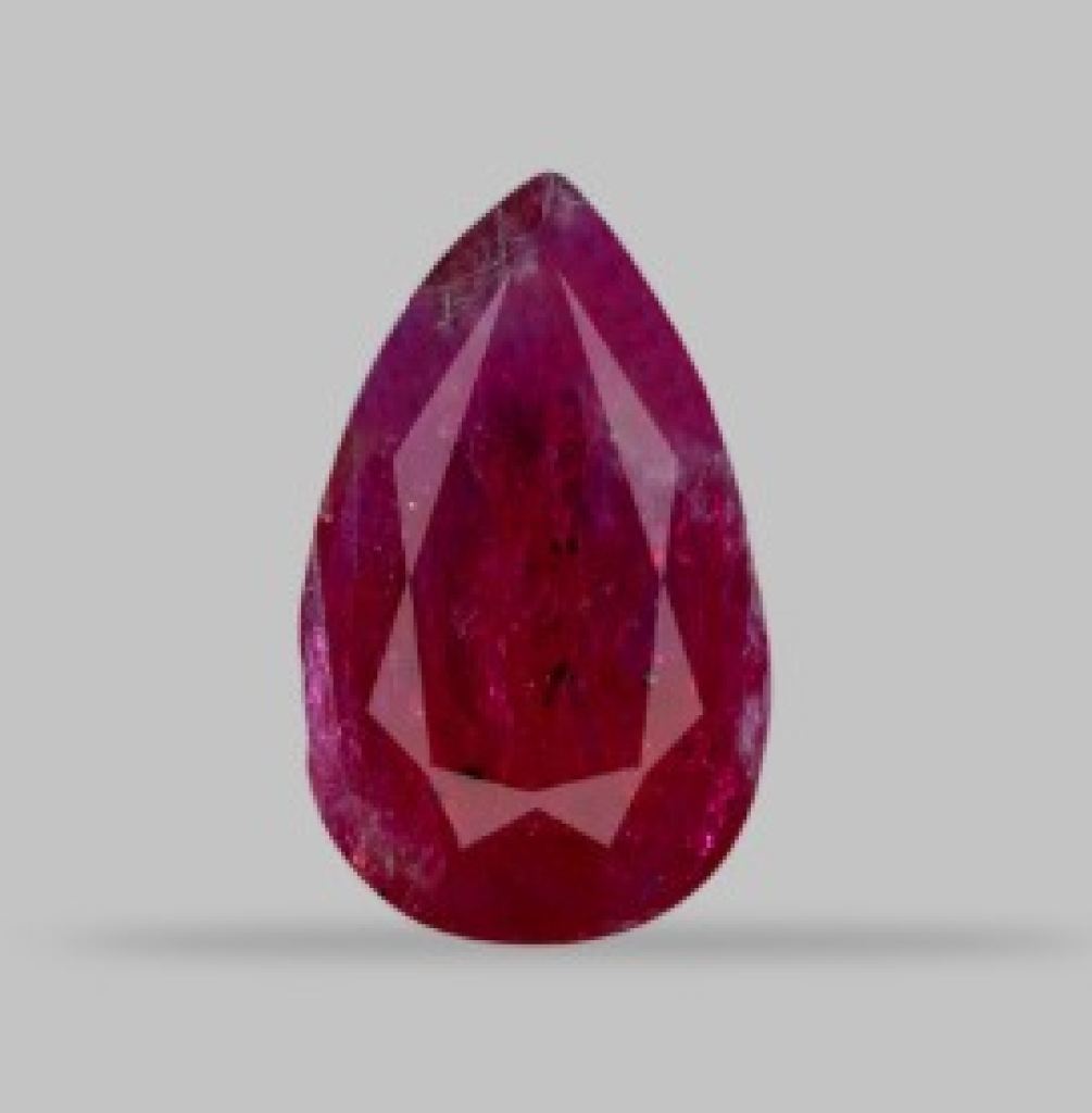 Mozambique Grace – 6.19 ct Pear-Shaped Ruby
