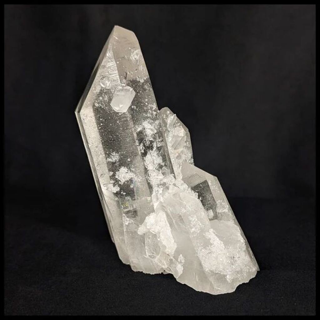 A striking natural clear quartz