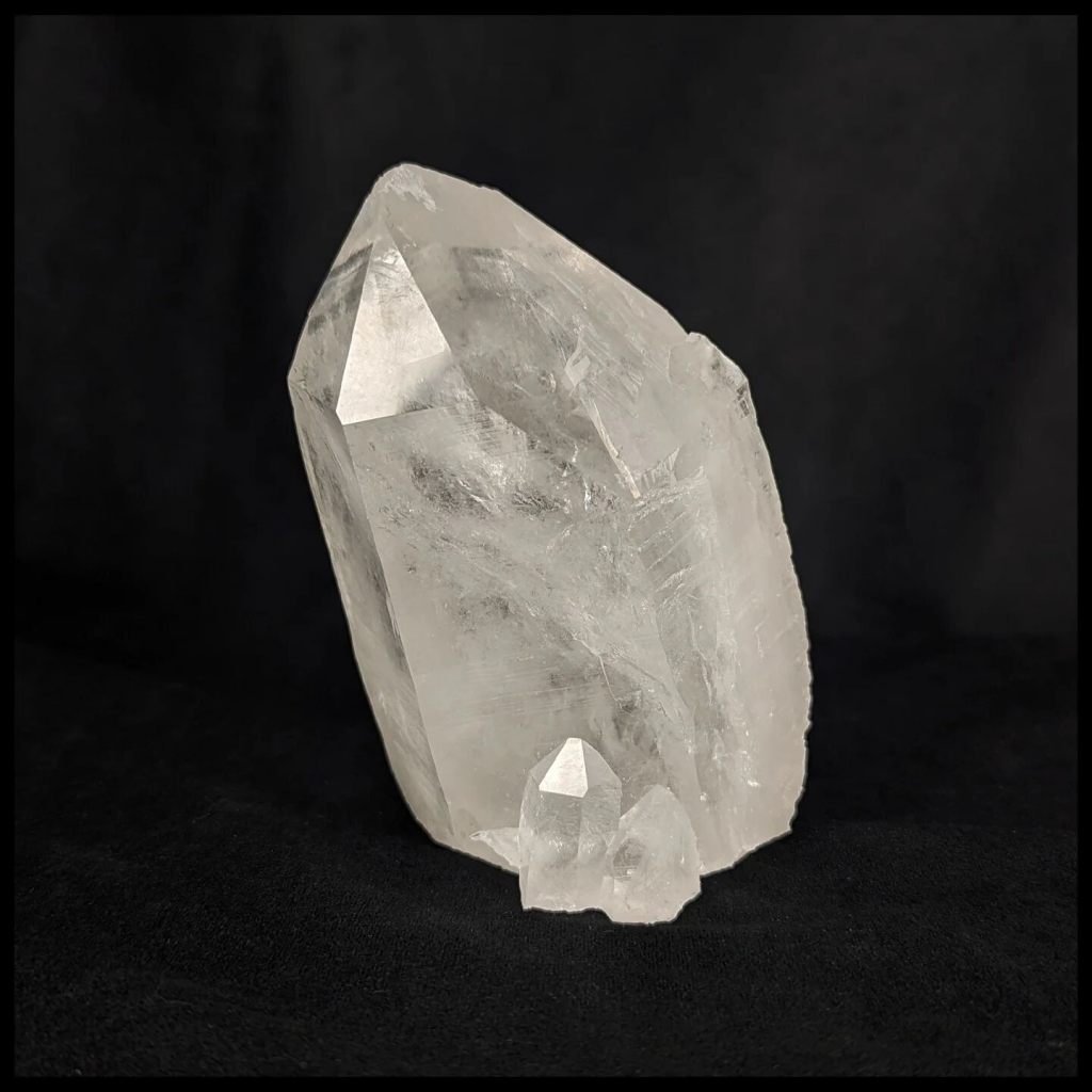 A captivating clear quartz