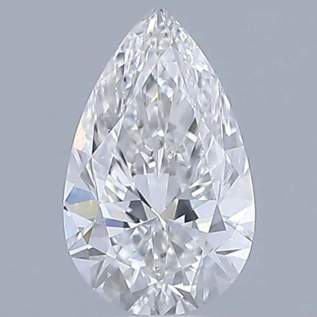 Exquisite Pear-Cut Brilliant Diamond
