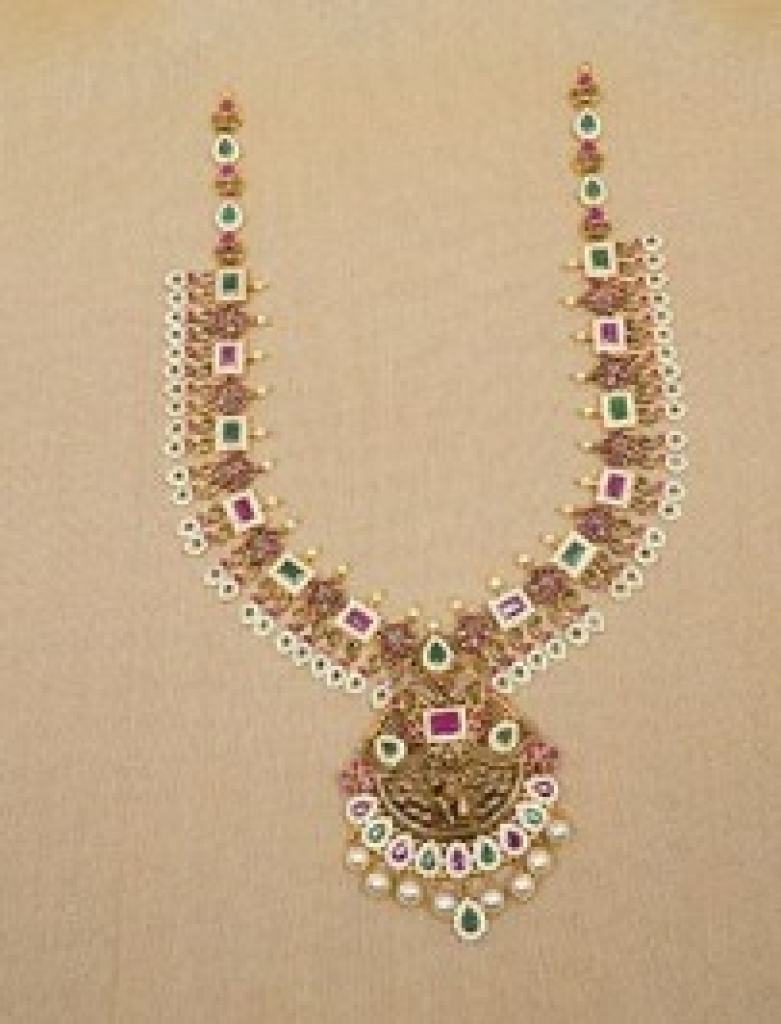 Royal Kundan Heritage Bridal Temple Necklace