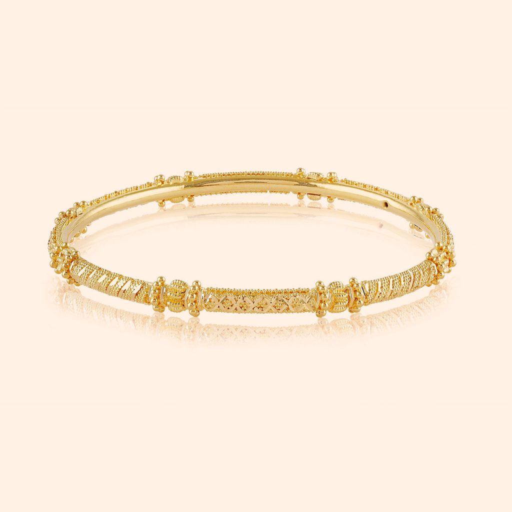 Nyvaela Gold Single Bangle