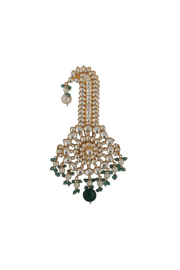 Gold Plated Jadtar & Pearl Kalangi