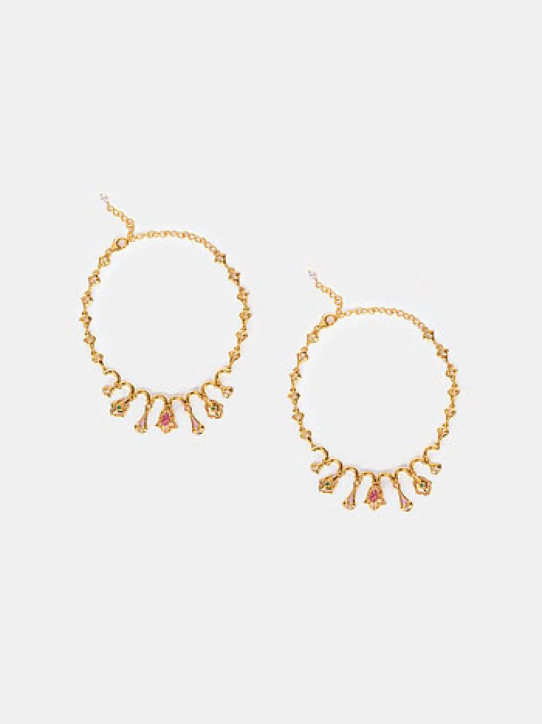 Bridechilla Anklets in Gold Plated 925 Silver