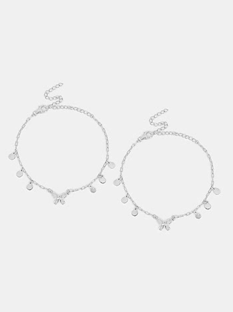 Love You Goodbye Anklet in 925 Silver