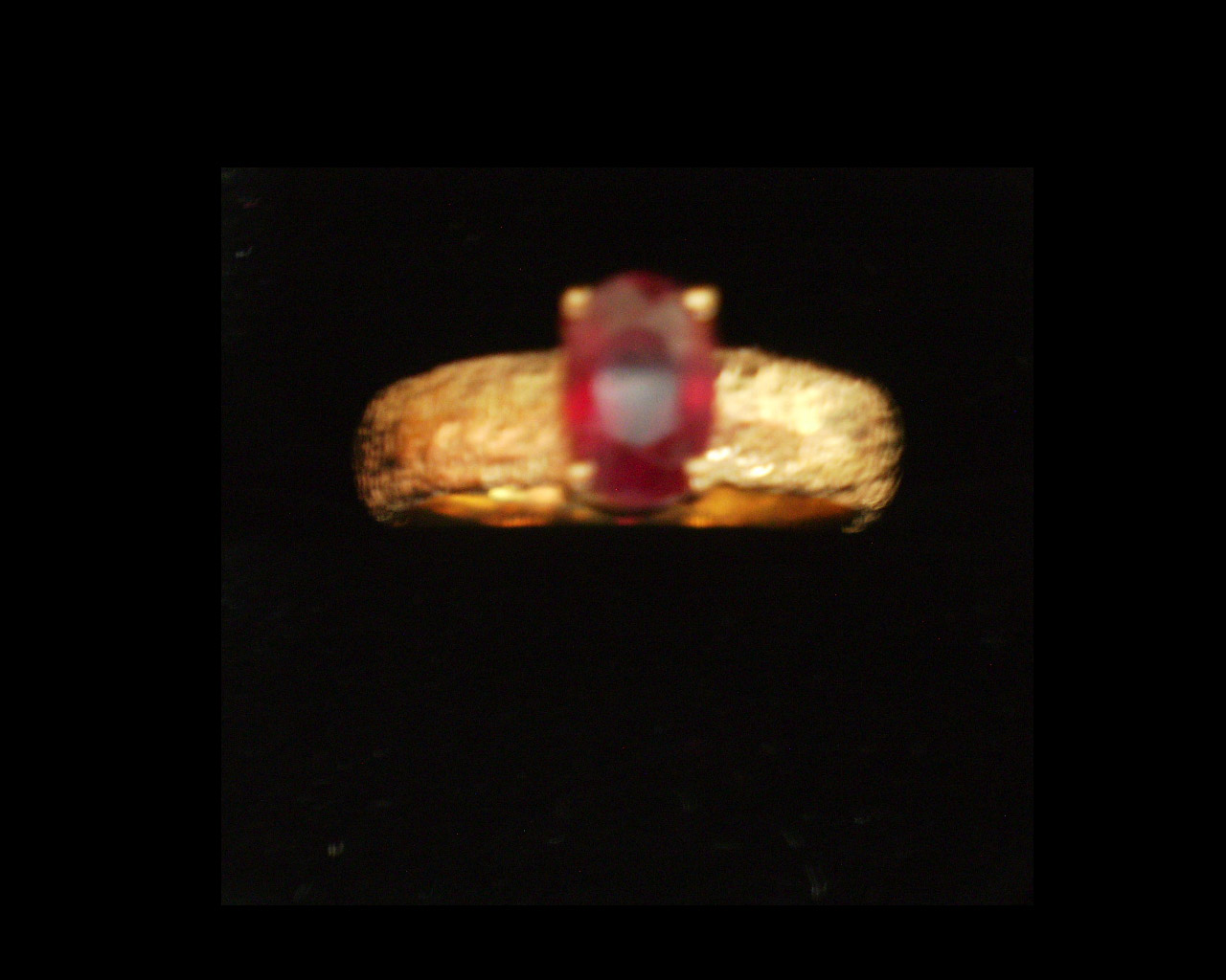 1.03ct Ruby Ring