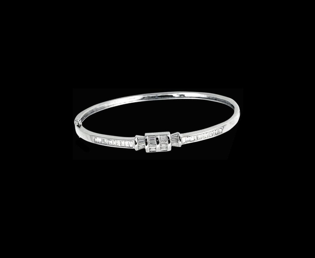 White Diamond Bracelet, 18k white gold