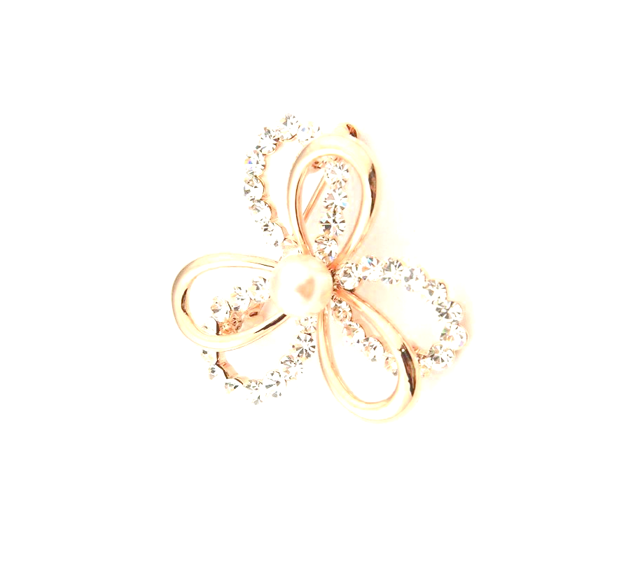 Freshwater Pearl and Diamond Brooch, 18k yellow gold