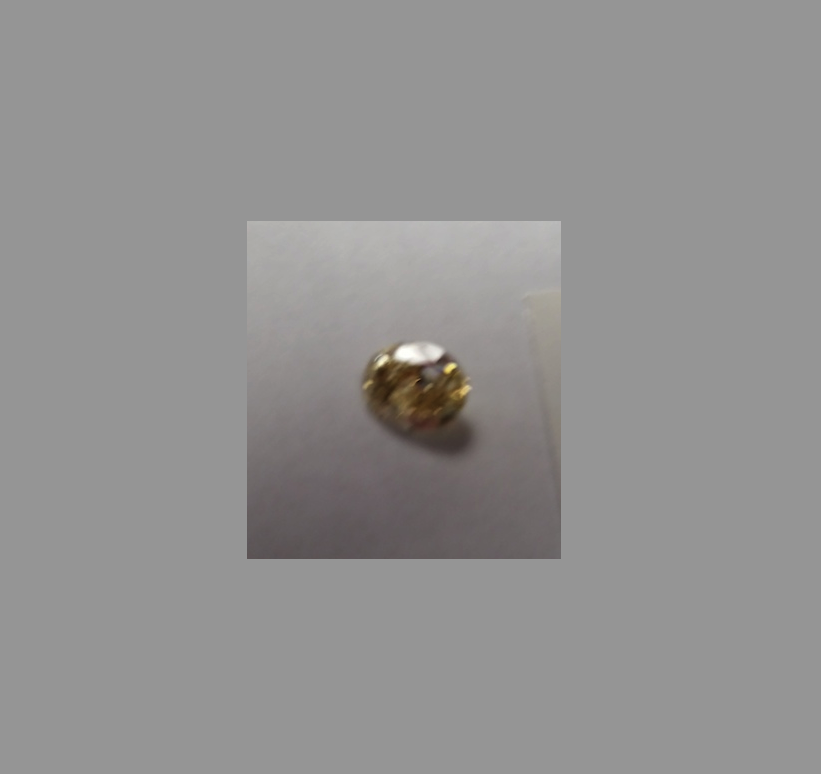 Oval Brilliant-cut Diamond Stone, Colour: Champagne Yellow