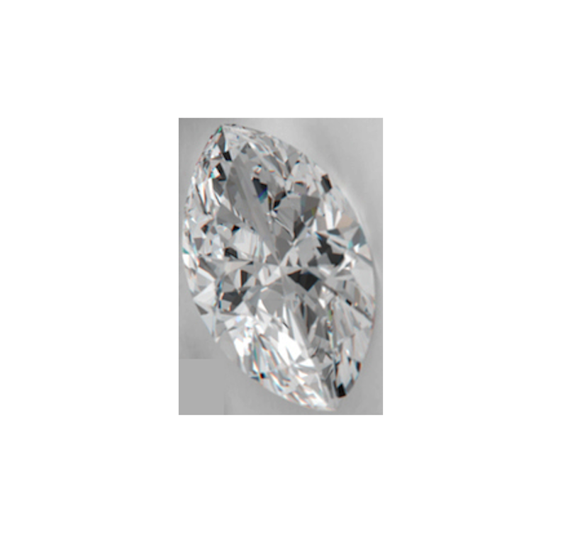 Marquise-cut Loose Diamond Stone, Colour: Colourless