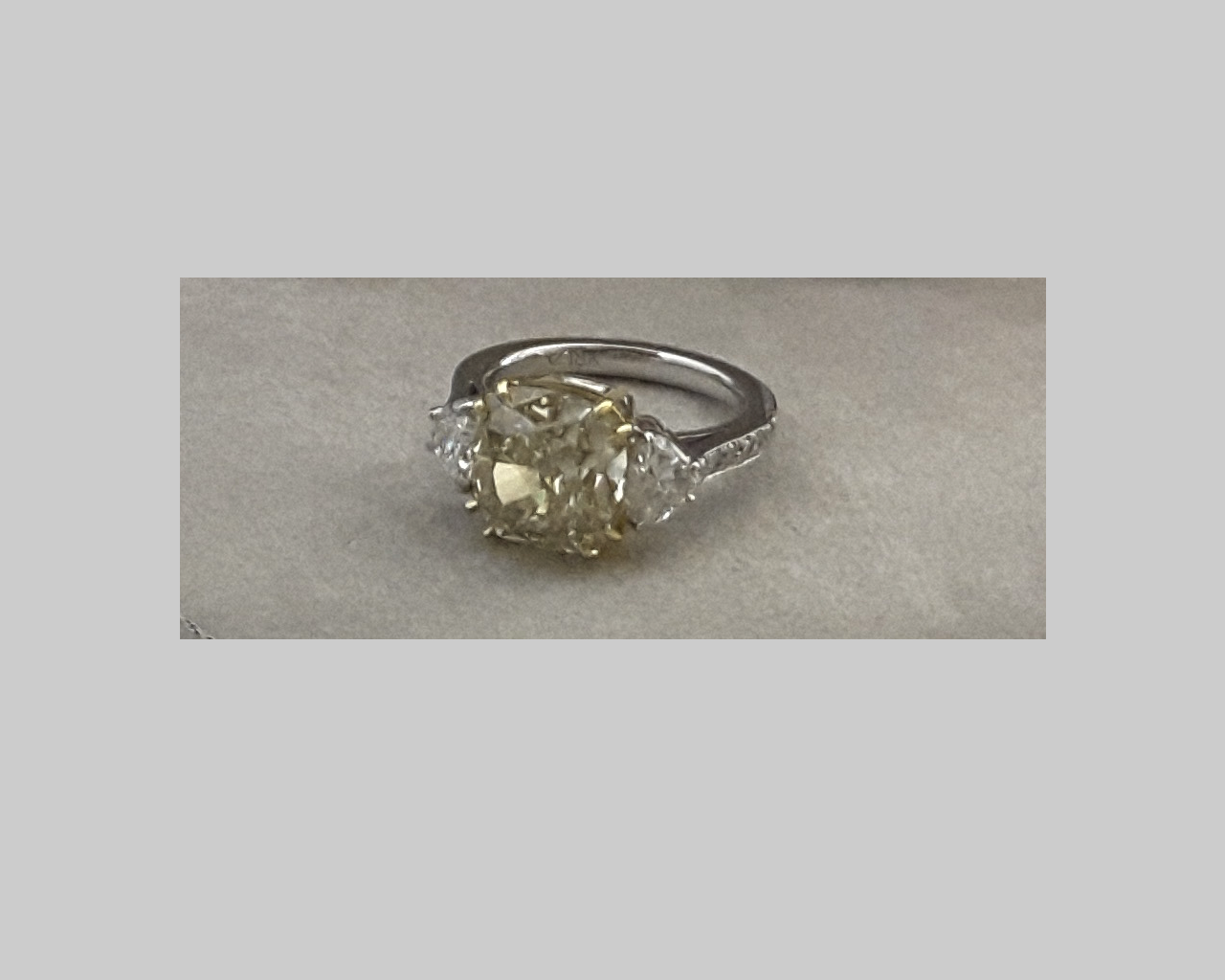 White and Yellow Gold Diamond Ring