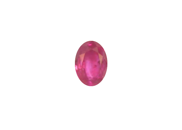 Oval Cut Loose Ruby Stone, Colour: Light Pinkish Red