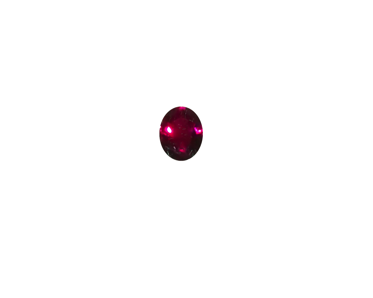 Oval Cut Loose Ruby Stone, Colour: Light Pinkish Red