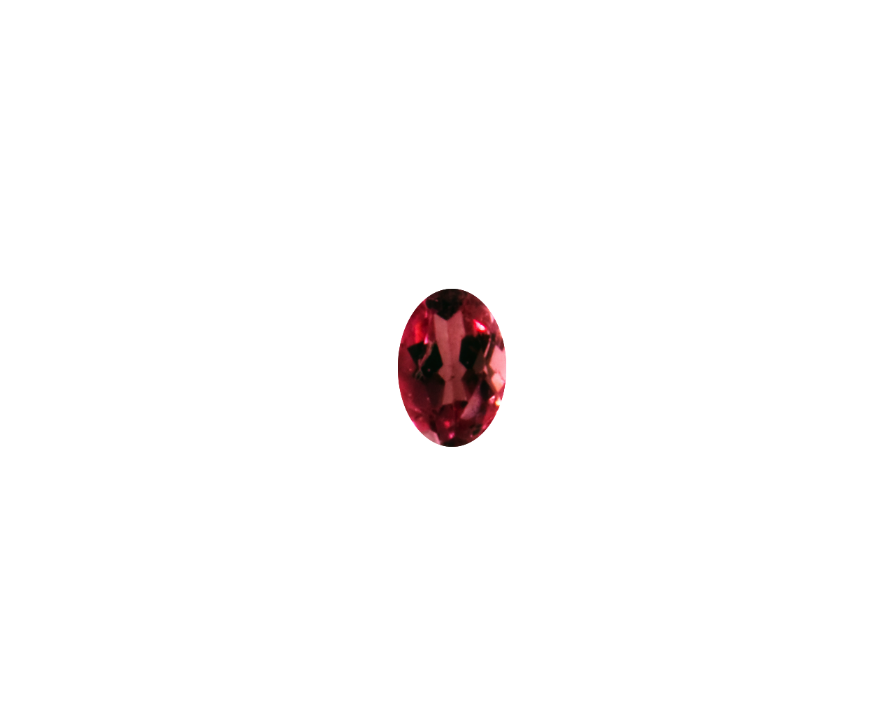 Oval Cut Loose Ruby Stone, Colour: Pinkish Red